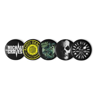 Michale Graves Set of Pin Buttons