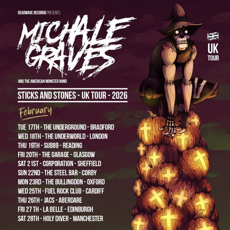 Sticks and Stones UK Tour poster