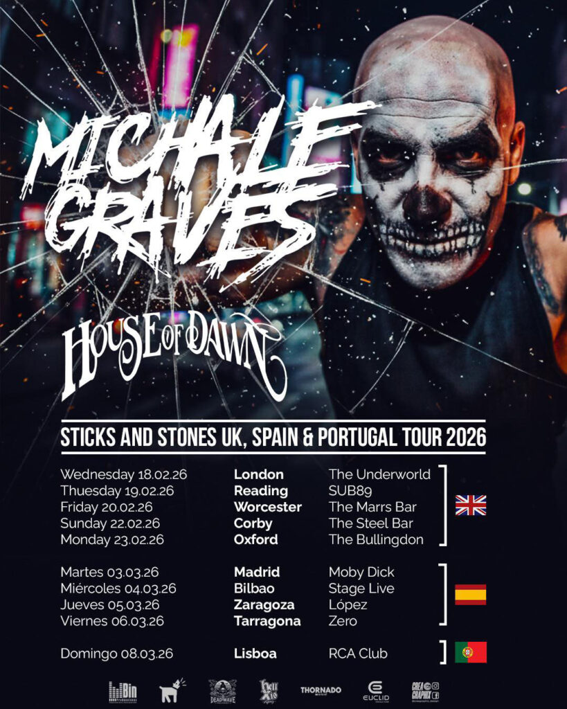 Sticks and Stones UK/Spain/Portugal Tour poster